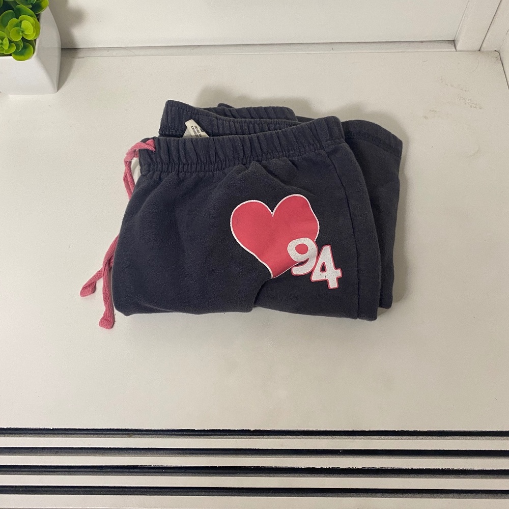 Navy blue sweatpants